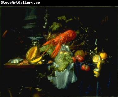 Pieter de Ring Still Life with Lobster